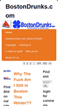 Mobile Screenshot of bostondrunks.com